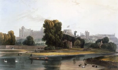 Windsor Castle from the River Thames at Eton, from 